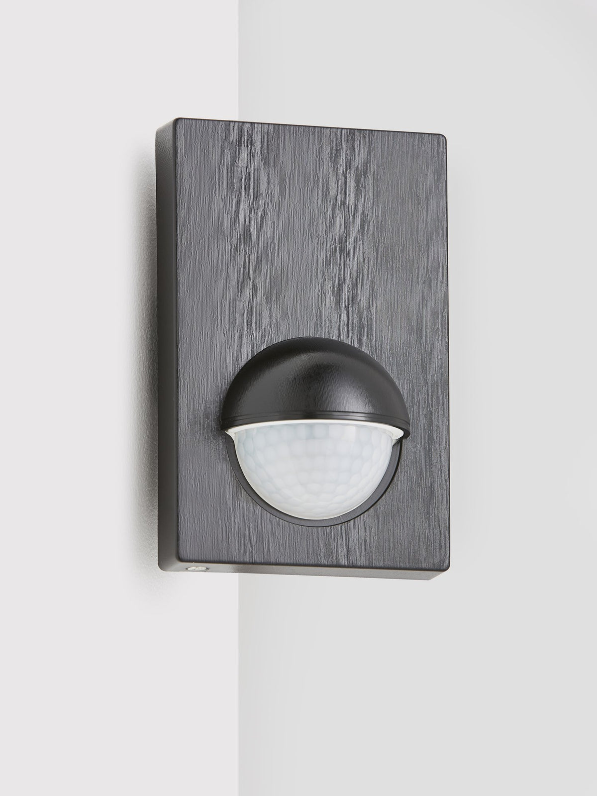 Alia Brushed Effect Adjustable Outdoor PIR Motion Sensor - Black