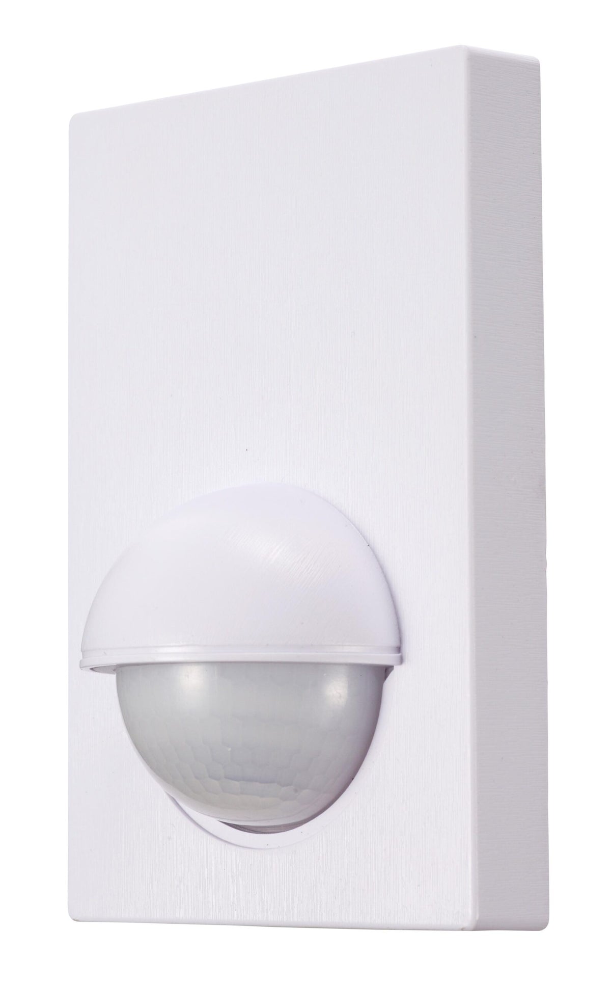 Alia Brushed Effect Adjustable Outdoor PIR Motion Sensor - White