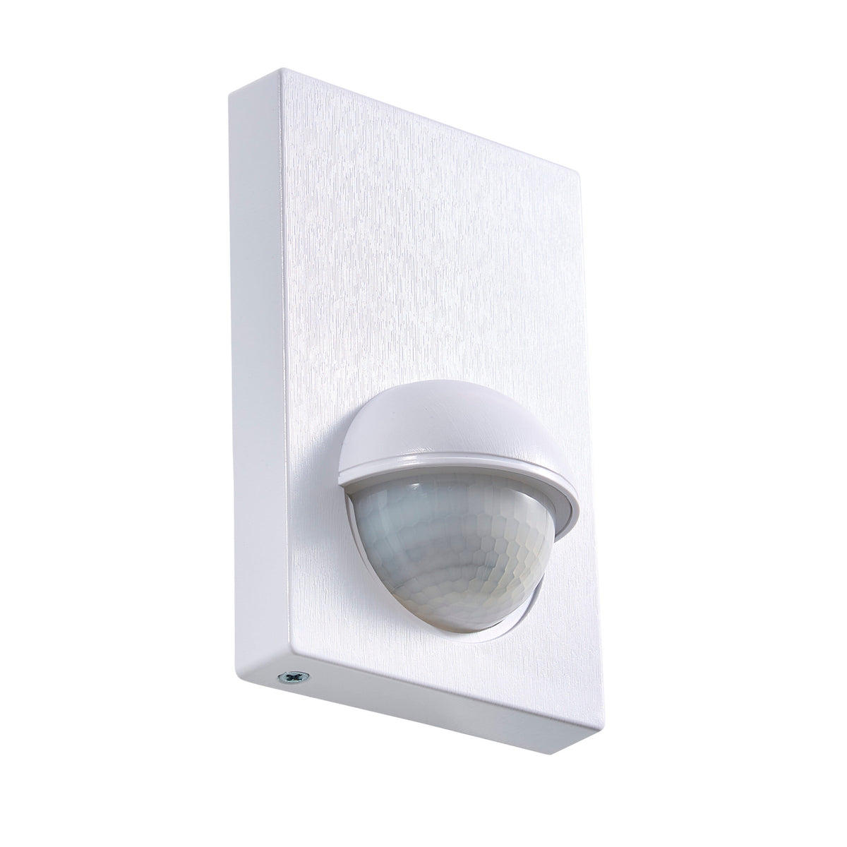 Alia Brushed Effect Adjustable Outdoor PIR Motion Sensor - White