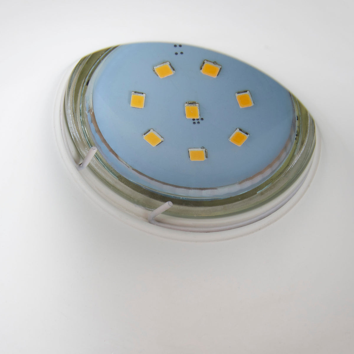 Cabra Plaster Rnd Rec Flush Down Light White