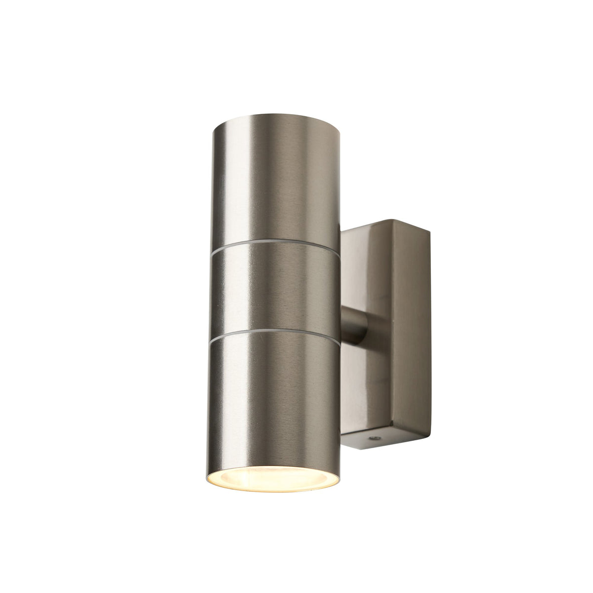 Leto 2 Light Up and Down Outdoor Wall Light - Stainless Steel