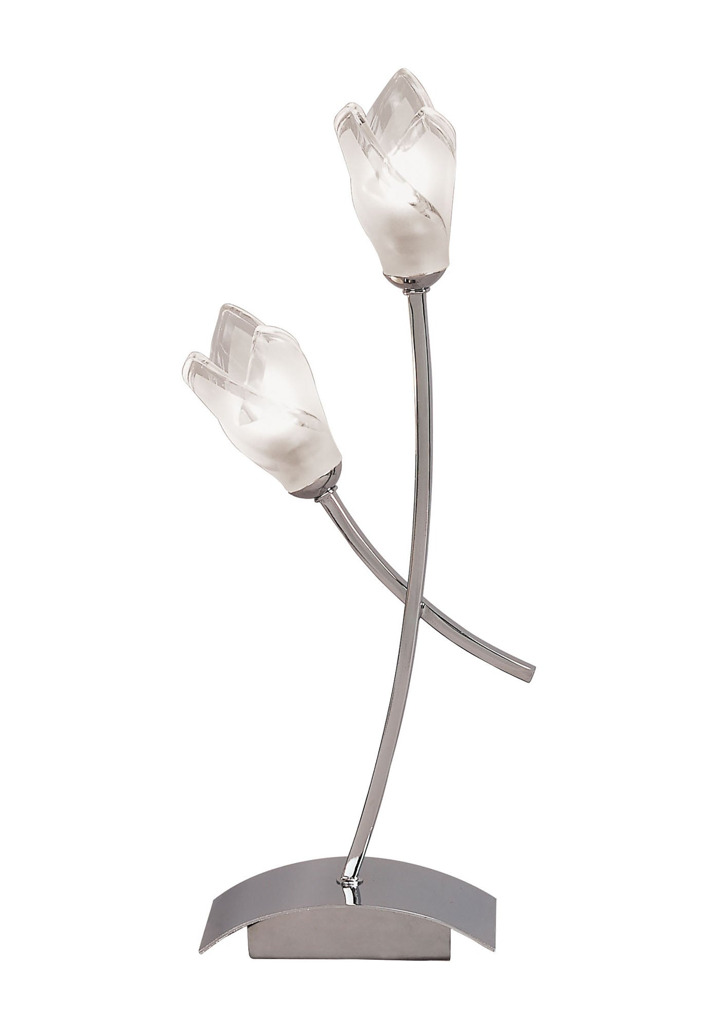 Pietra Table Lamp 2 Light G9, Polished Chrome by Mantra