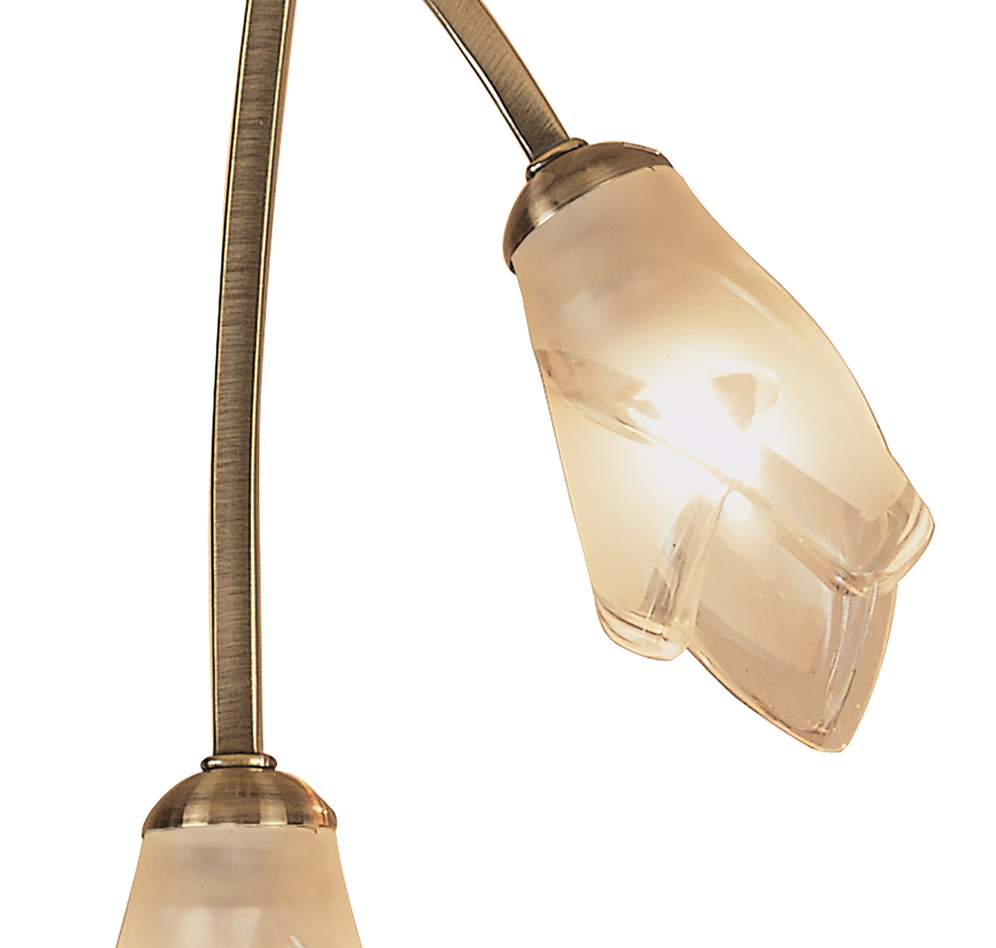 Pietra Ceiling 2 Light G9, Antique Brass by Mantra