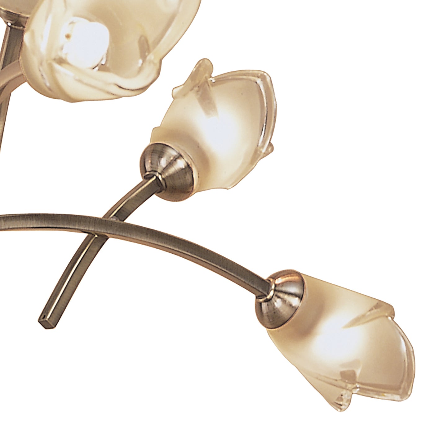 Pietra Pendant 3 Arm 6 Light G9, Antique Brass by Mantra