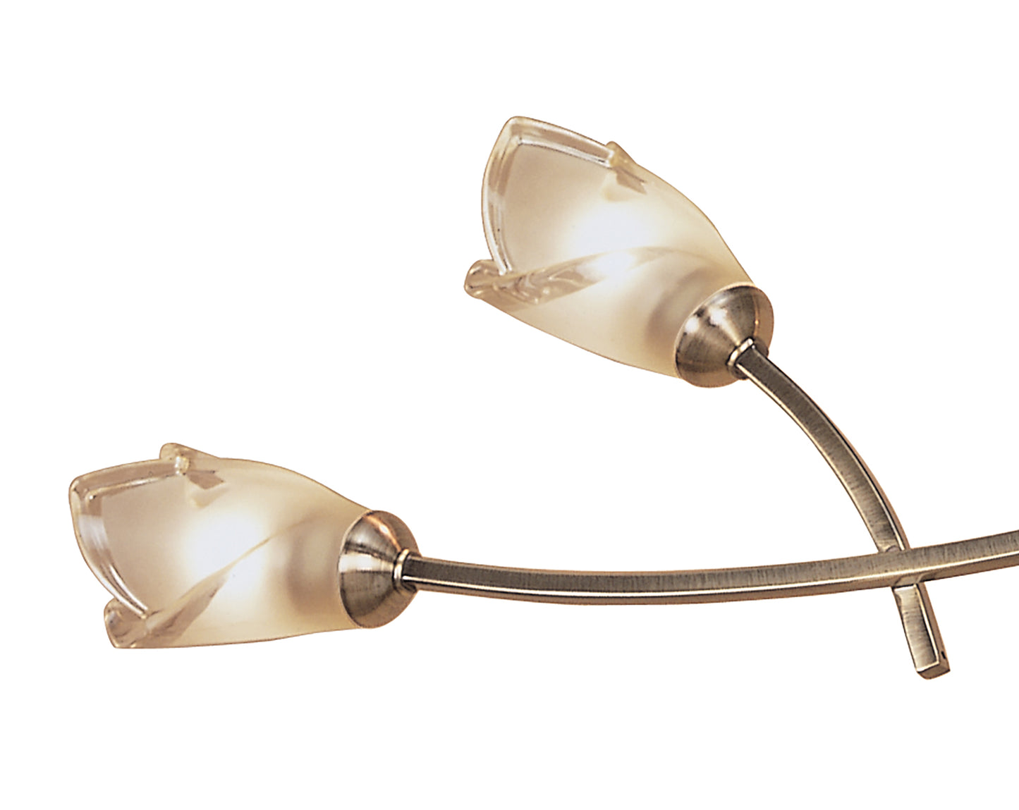 Pietra Pendant 3 Arm 6 Light G9, Antique Brass by Mantra