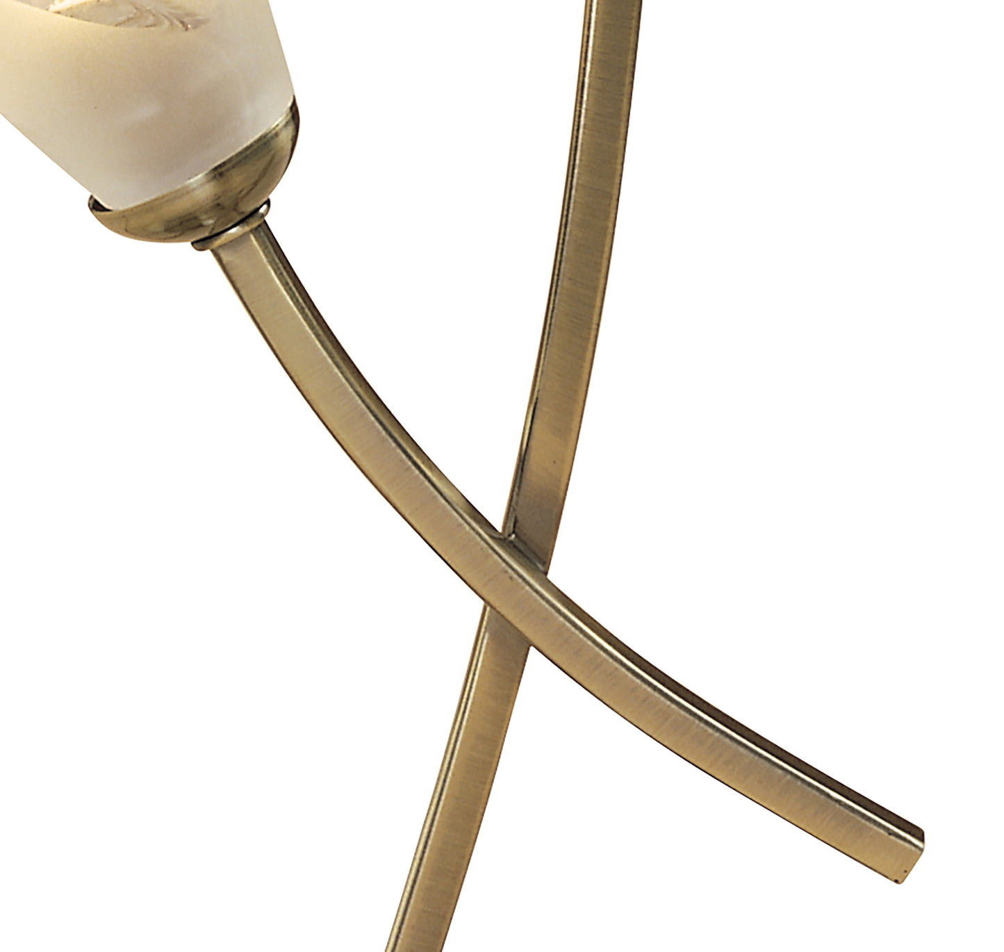 Pietra Table Lamp 2 Light G9, Antique Brass by Mantra