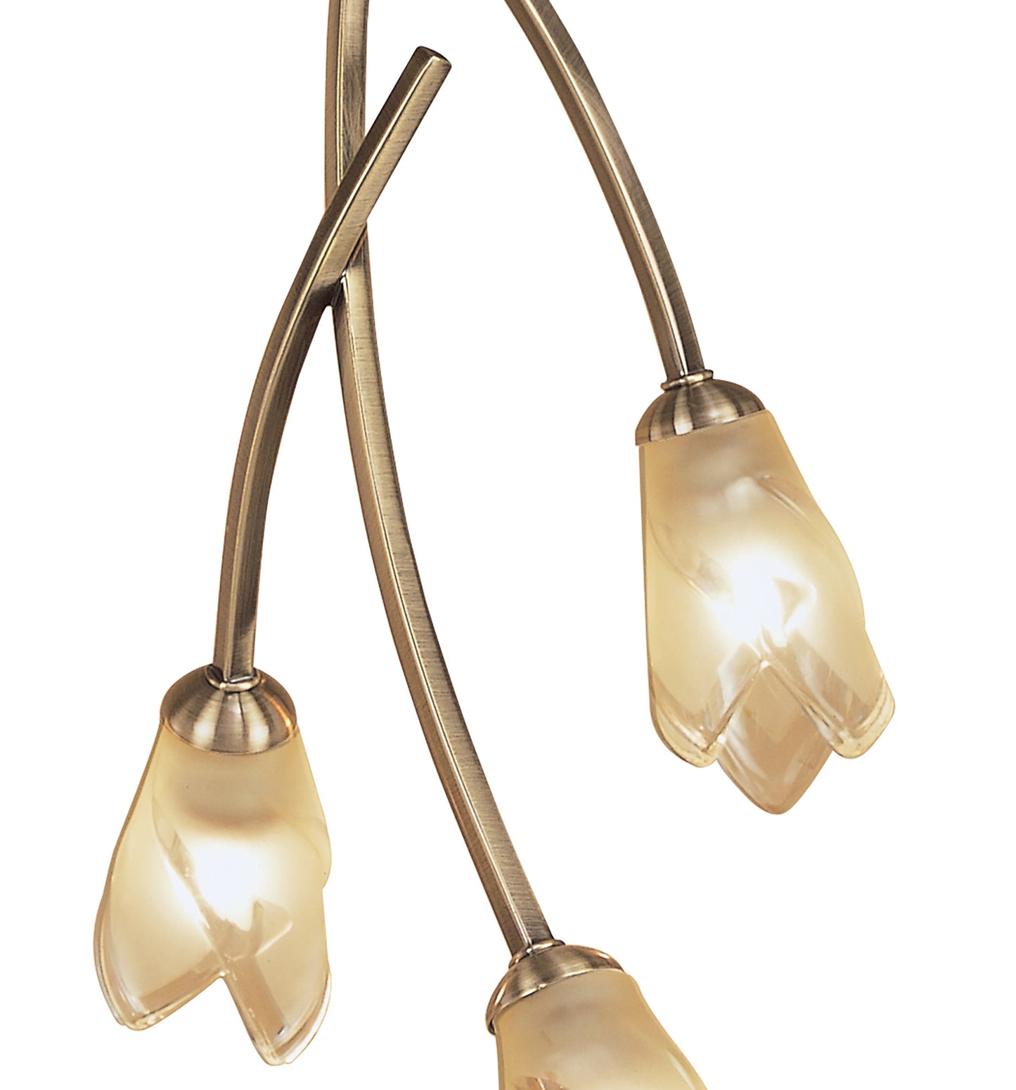 Pietra Ceiling 3 Light G9, Antique Brass by Mantra