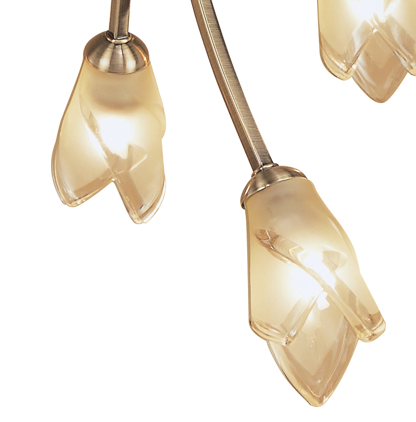 Pietra Ceiling 3 Light G9, Antique Brass by Mantra