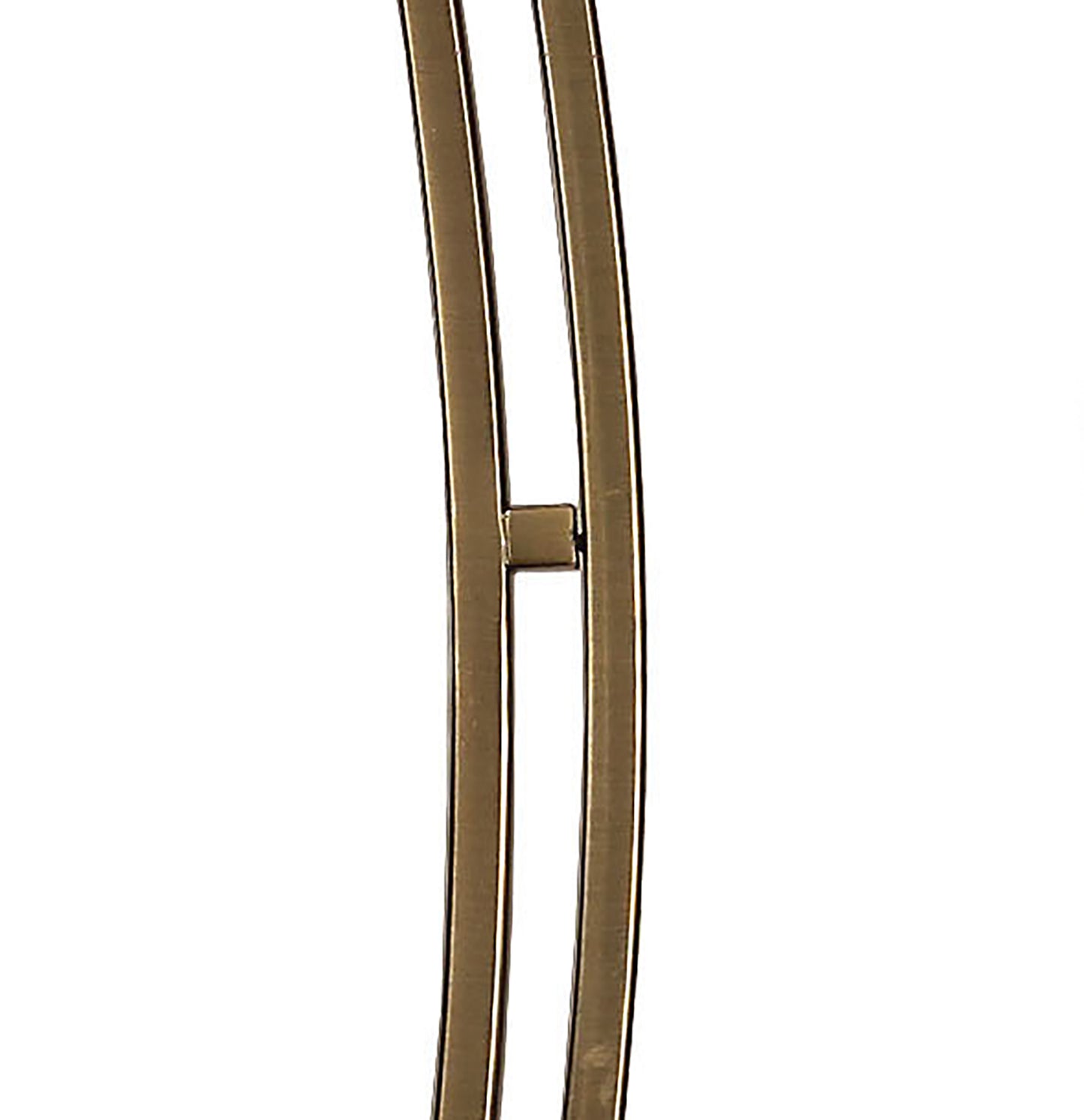 Pietra Linear Pendant 2 Arm 6 Light G9, Antique Brass by Mantra