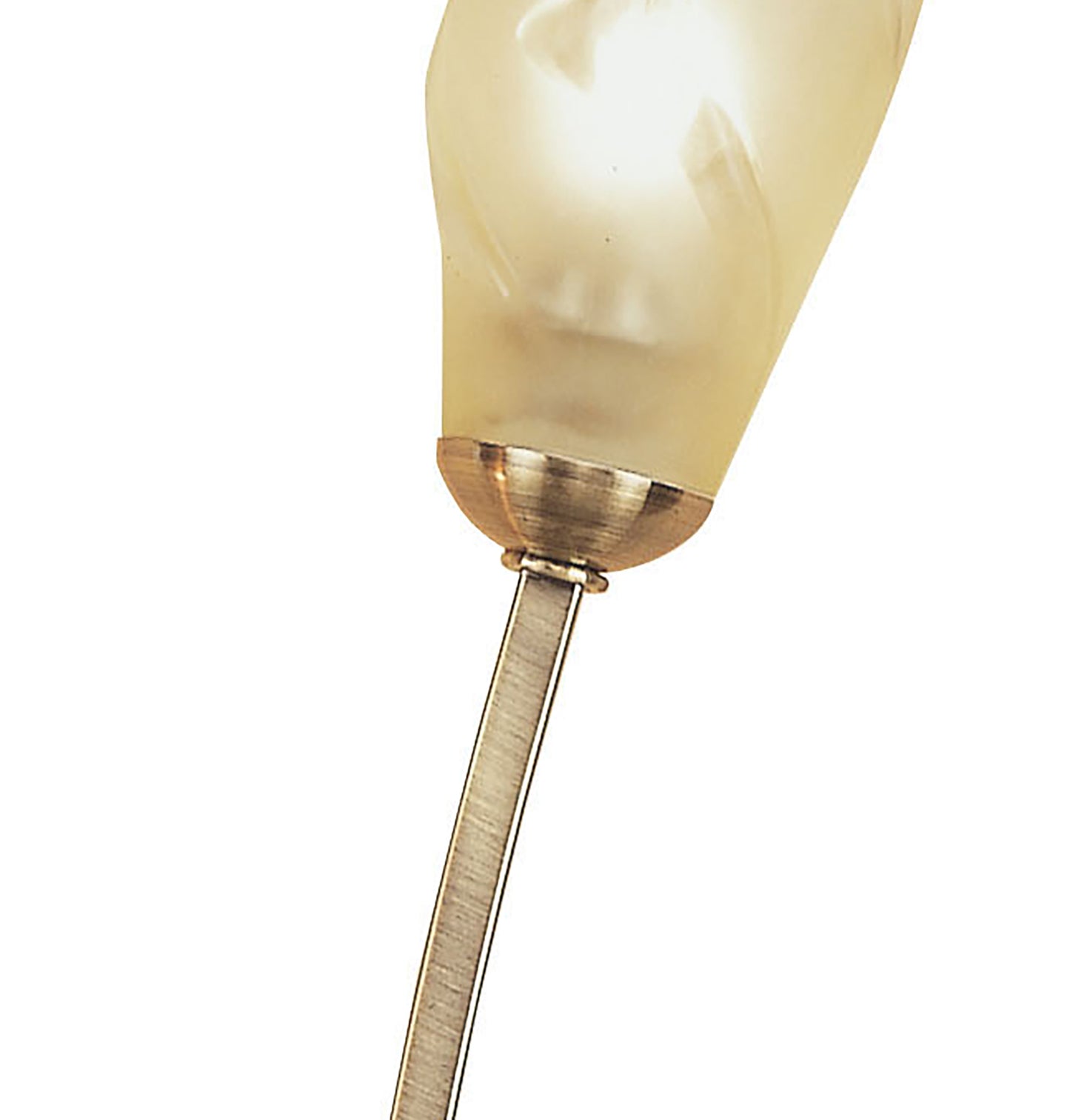Pietra Wall Lamp Switched 2 Light G9, Antique Brass by Mantra