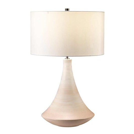 Pinner 1 Light Table Lamp - Subtle Pink & Matt Cream