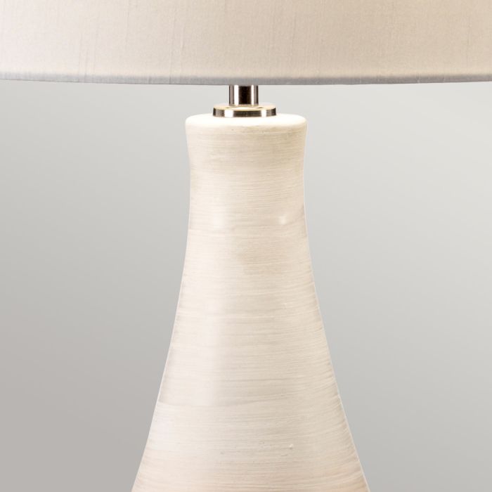 Pinner 1 Light Table Lamp - Subtle Pink & Matt Cream