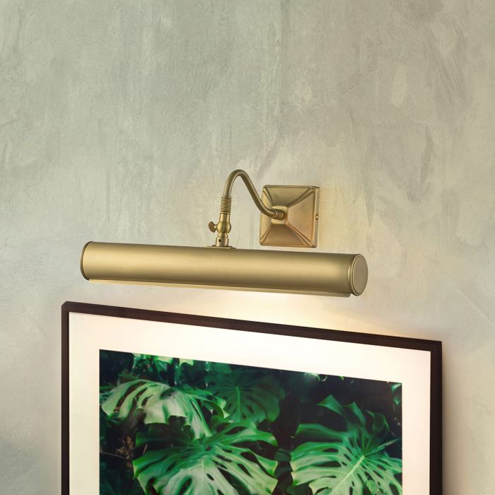 Picture Light 2 Light Large - Brushed Brass