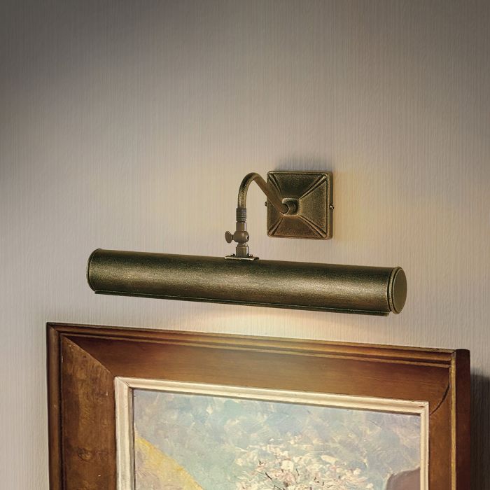 Picture Light 2 Light Large - Black / Gold