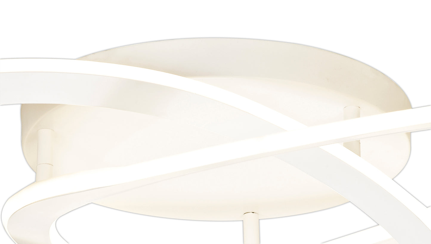 Planet Ceiling, 80W LED, 3000K, 3900lm, White, 3yrs Warranty by Mantra