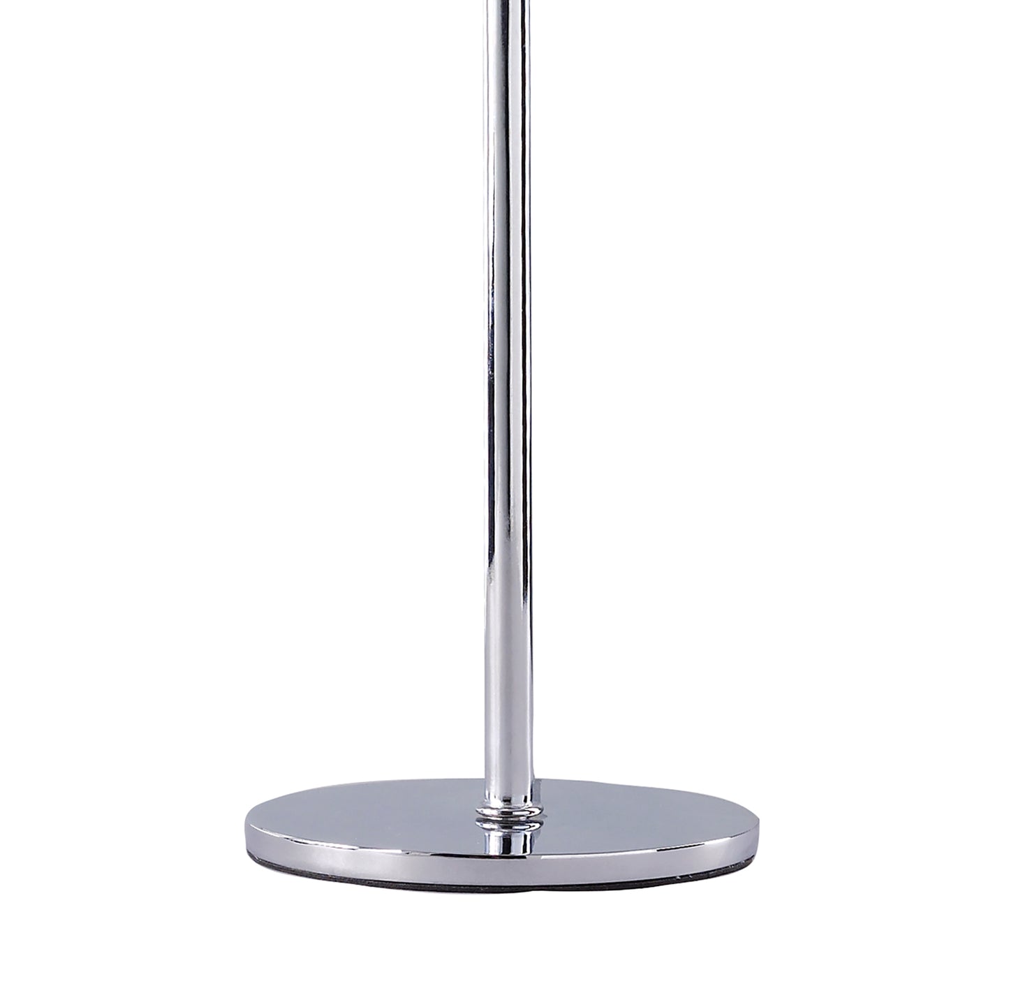 Pop Table Lamp 1 Light E27, Gloss White/White Acrylic/Polished Chrome, CFL Lamps INCLUDED by Mantra
