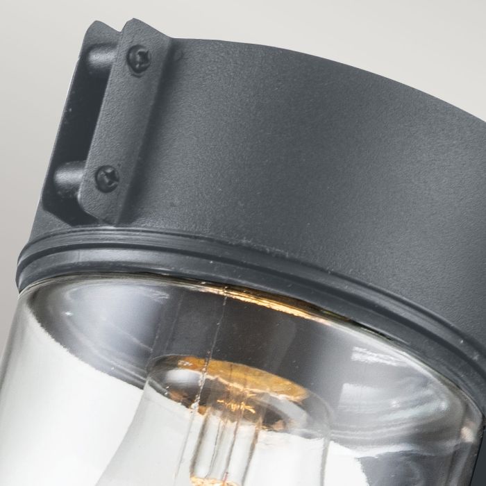 Portfino 1 Light Wall Lantern - Grey