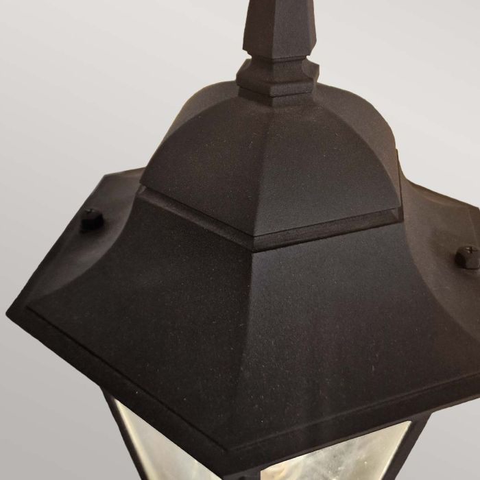 Parish 1 Light Down Wall Lantern - Black