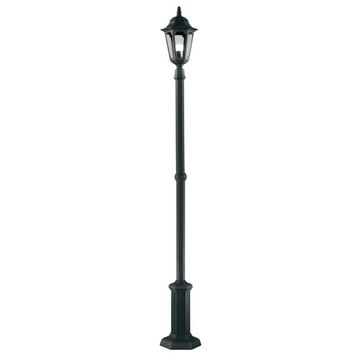 Parish 1 Light Lamp Post - Black