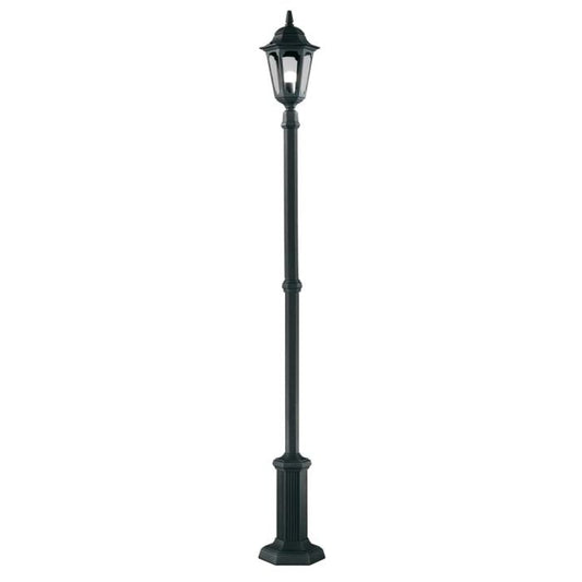 Parish 1 Light Lamp Post - Black