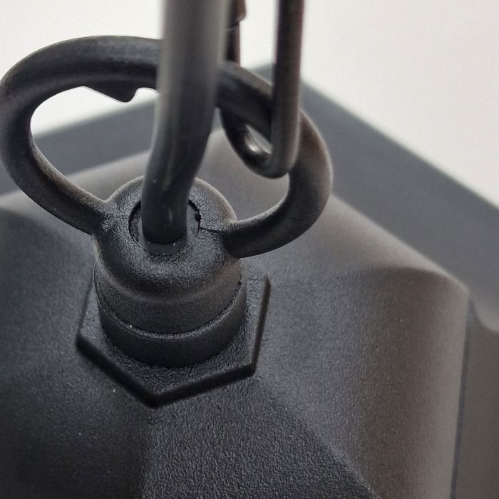 Parish 1 Light Chain Lantern - Black