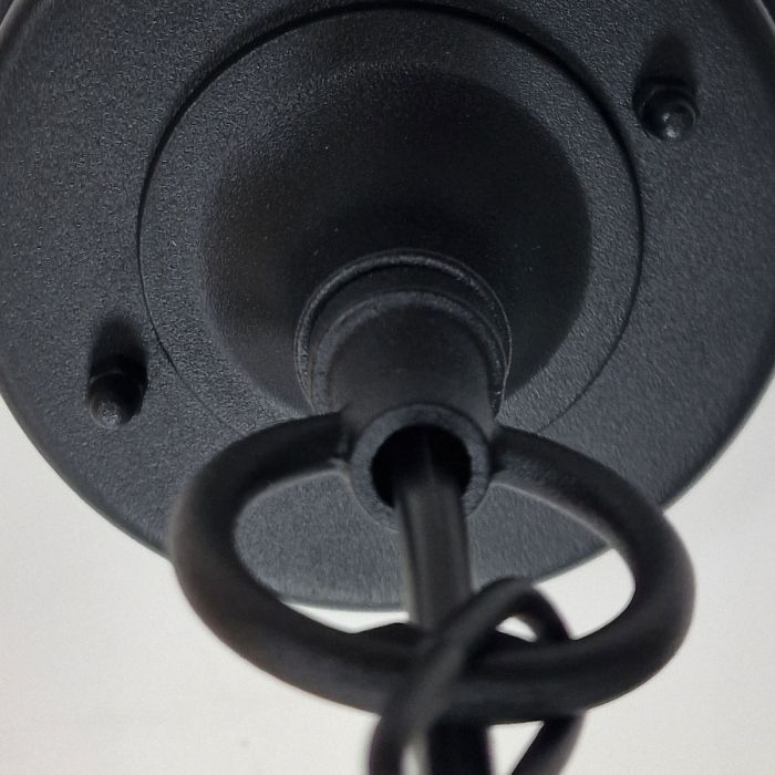 Parish 1 Light Chain Lantern - Black