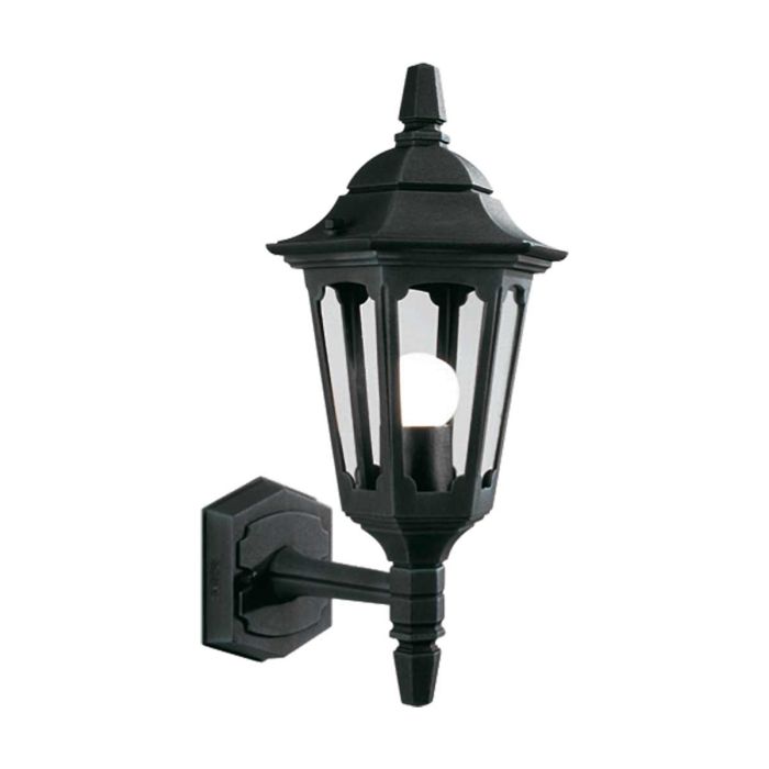 Parish Mini 1 Light Up Wall Lantern - Black