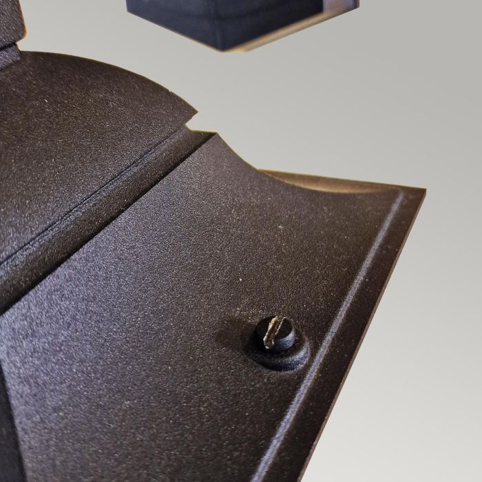 Parish Mini 1 Light Down Wall Lantern - Black