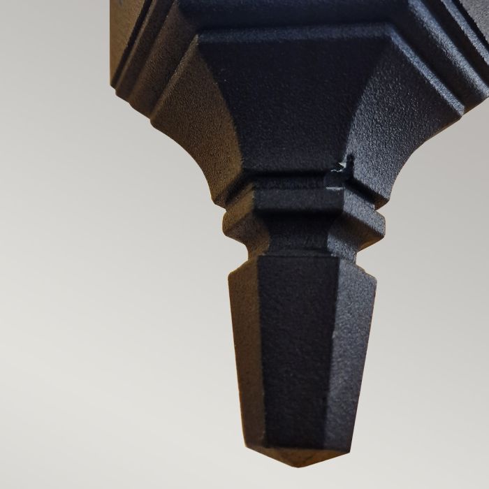 Parish Mini 1 Light Down Wall Lantern - Black