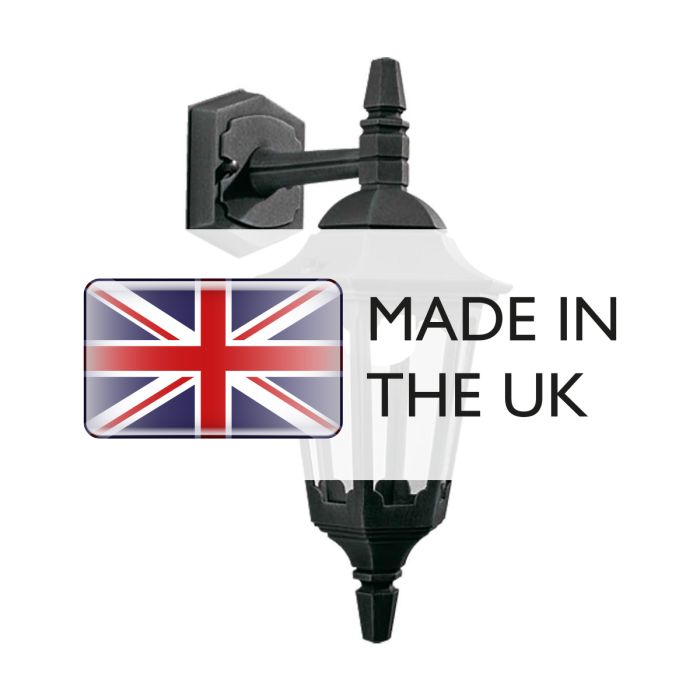 Parish Mini 1 Light Down Wall Lantern - Black