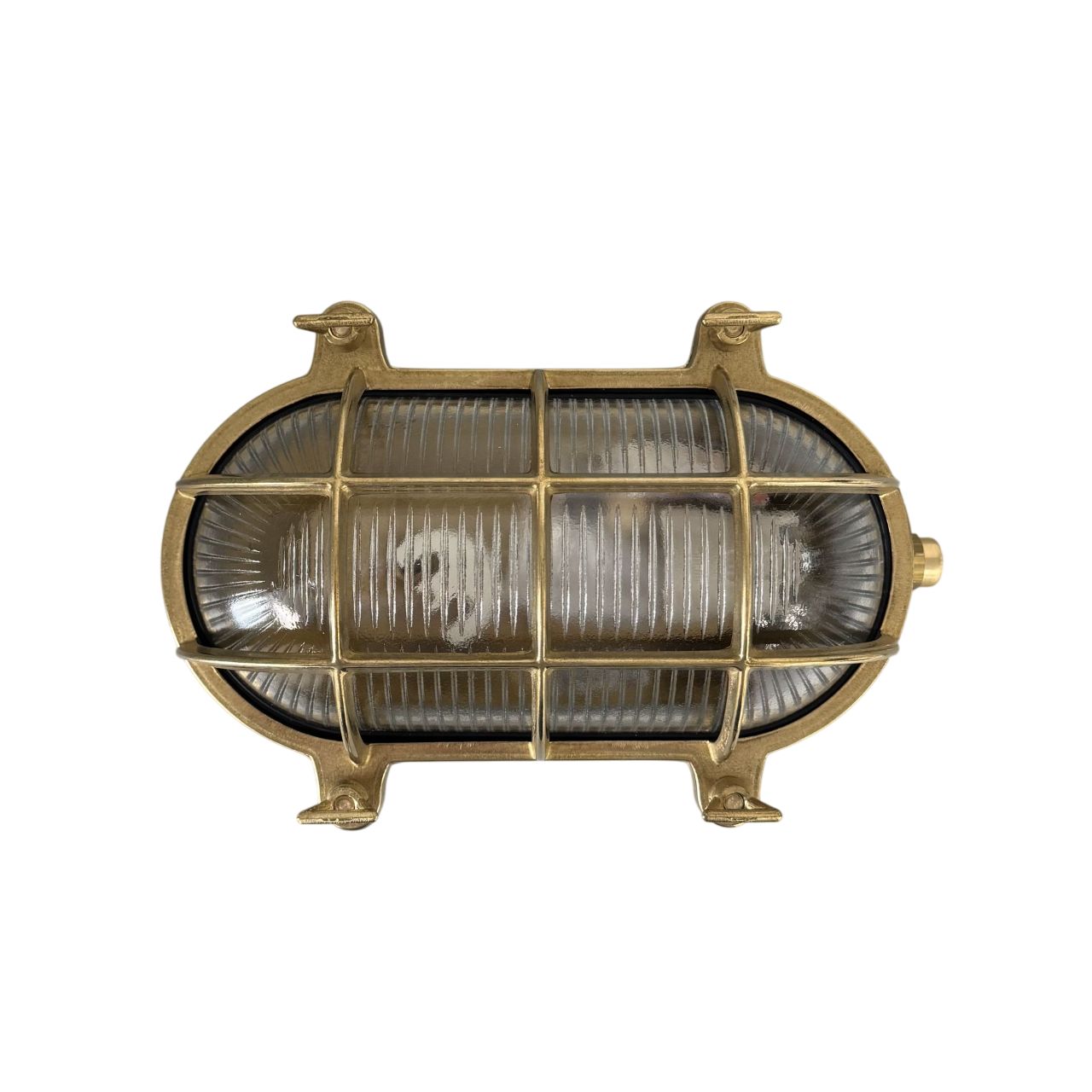 Large Standard Bulkhead (Raw Brass)