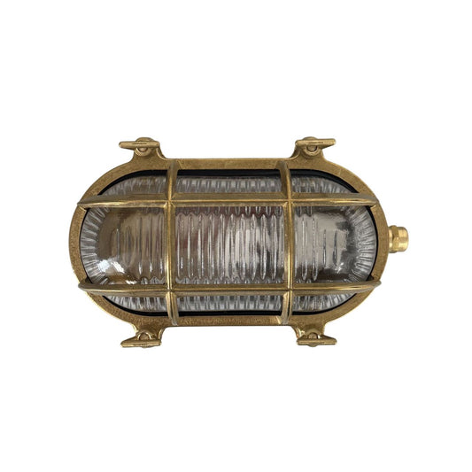 Small Standard Bulkhead (Raw Brass)