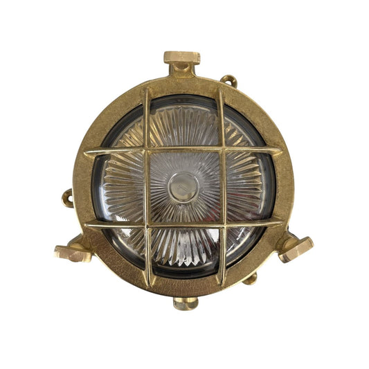 Mini Porthole Bulkhead (Raw Brass)