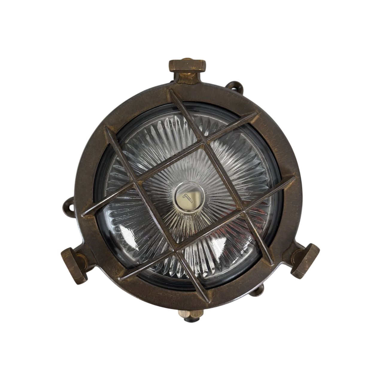 Mini Porthole Bulkhead (Antique Brass)