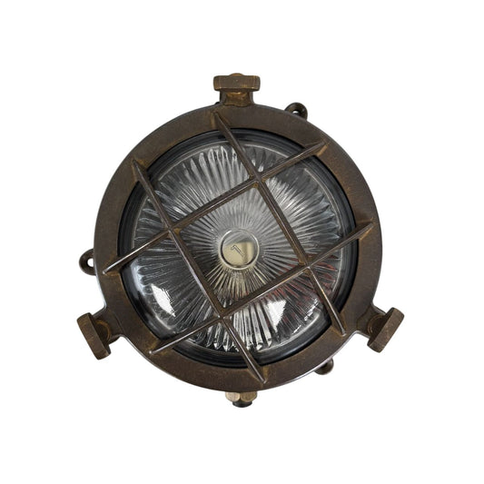Mini Porthole Bulkhead (Antique Brass)