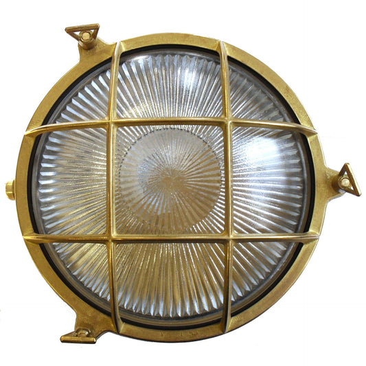 Large Porthole Bulkhead (Raw Brass)
