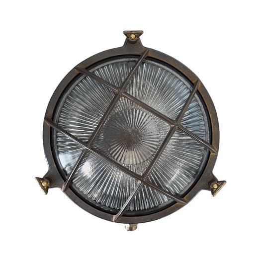 Large Porthole Bulkhead (Antique Brass)