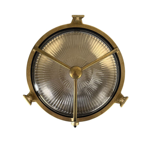 Trident Porthole Bulkhead (Raw Brass)