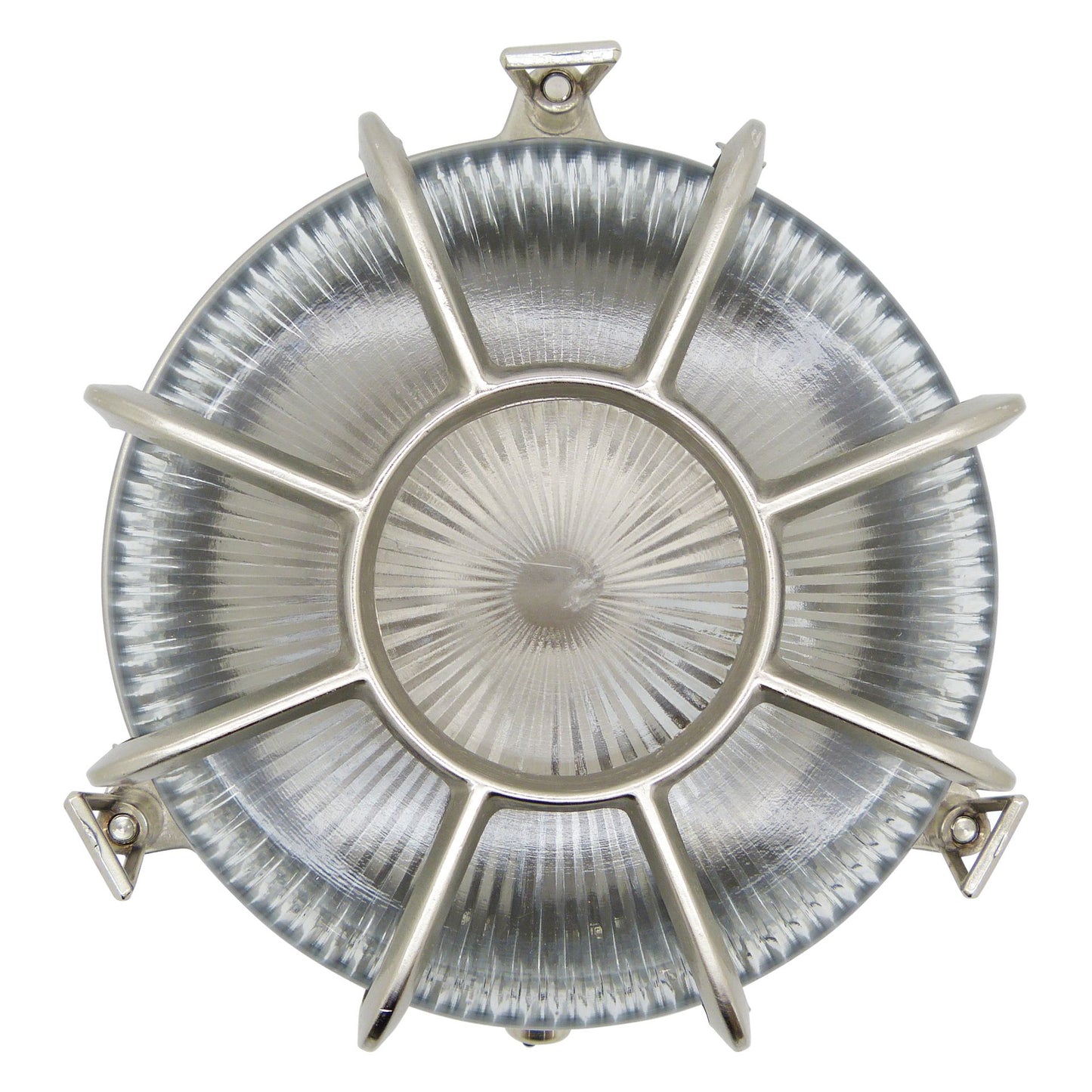 Extra Large Radial Porthole Bulkhead (Satin Nickel)