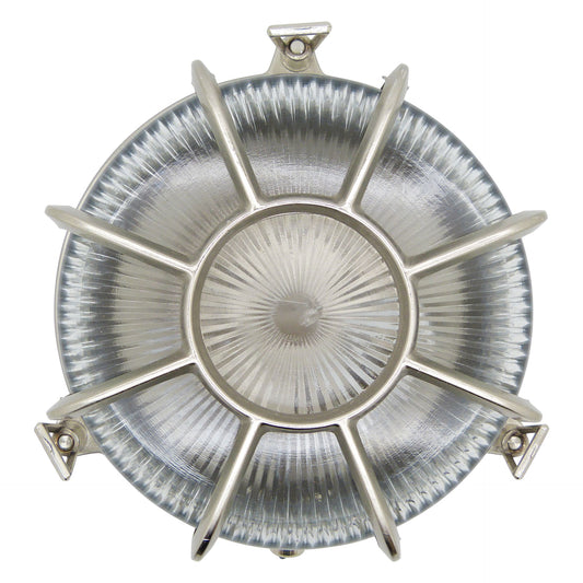 Extra Large Radial Porthole Bulkhead (Satin Nickel)