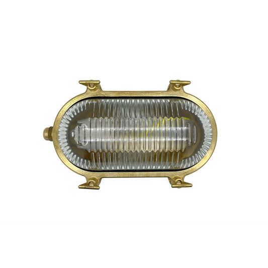 Small Standard Bulkhead Plain (Raw Brass)