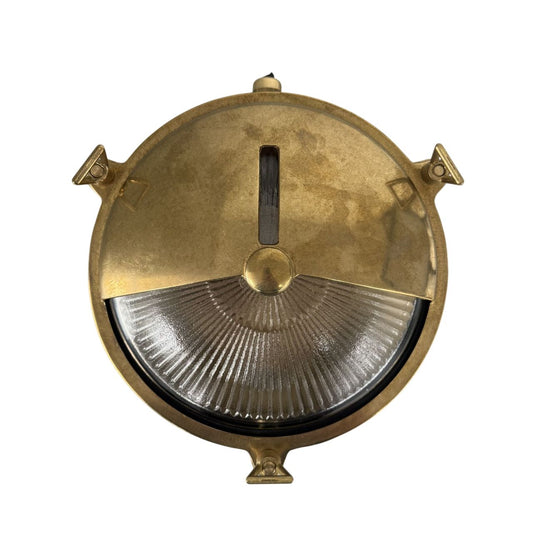 Eyelid Porthole Bulkhead (Raw Brass)