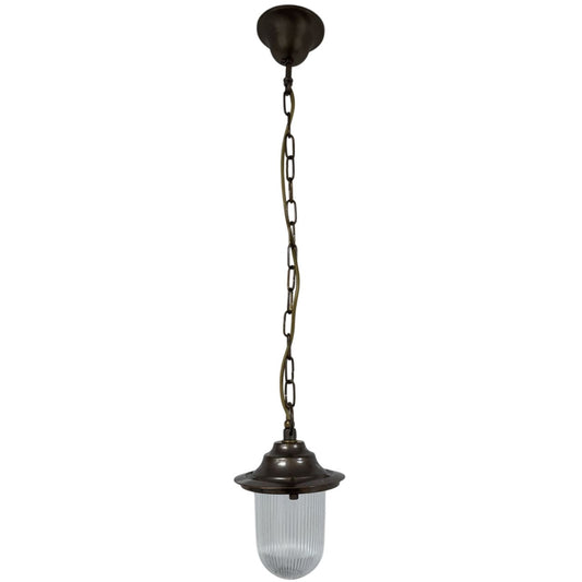 Pendant Lantern Plain (Antique Brass)