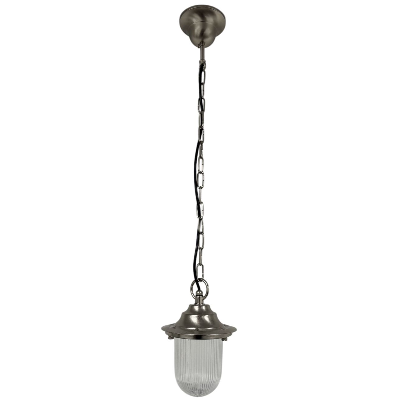 Pendant Lantern Plain (Satin Nickel)