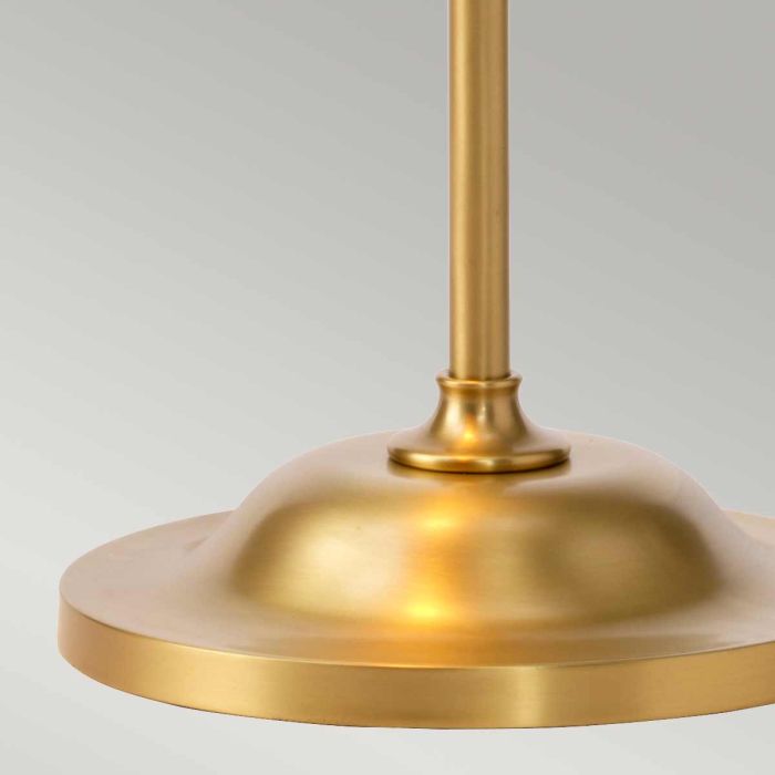 Provence 1 Light Floor Lamp - Aged Brass