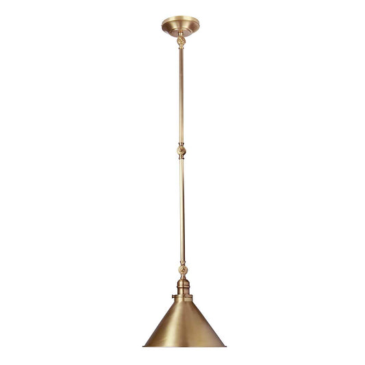 Provence 1 Light Wall Light/Pendant – Aged Brass