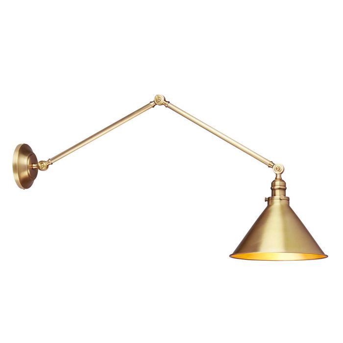 Provence 1 Light Wall Light/Pendant - Aged Brass