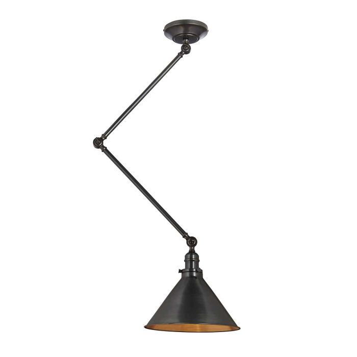 Provence 1 Light Wall Light/Pendant - Old Bronze