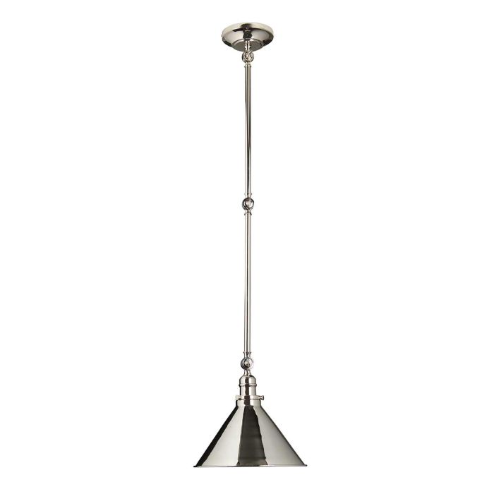 Provence 1 Light Wall Light/Pendant - Polished Nickel