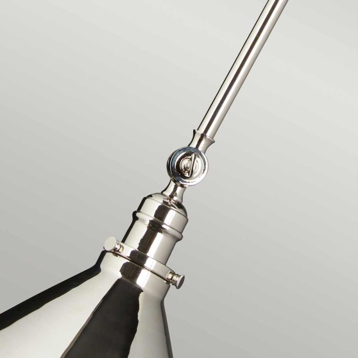 Provence 1 Light Wall Light/Pendant - Polished Nickel
